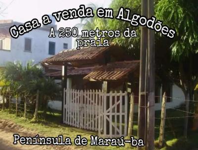 Casa para Venda, em Maraú, bairro 200 metros da praia, 2 banheiros, 5 vagas