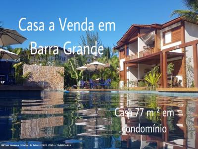 Casa em Condomínio para Venda, em Maraú, bairro Barra Grande, 1 banheiro, 2 suítes, 1 vaga